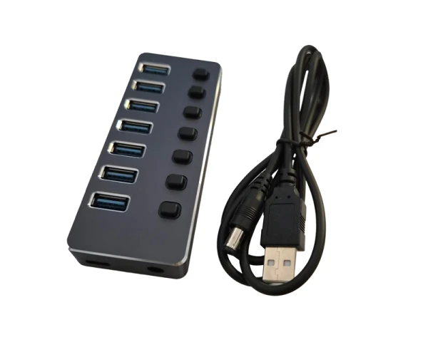 E-GREEN USB 3.03.1 tip C - HUB Superbrzi 5-port USB 3.0 + 2x Tip C 