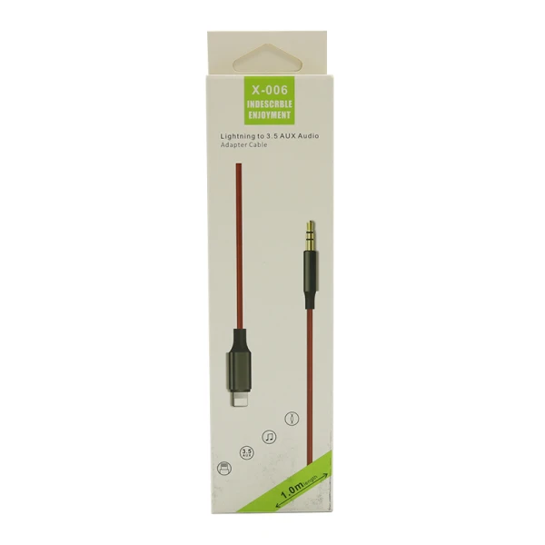 Audio aux kabal x-006 iphone na 3,5 mm crvena