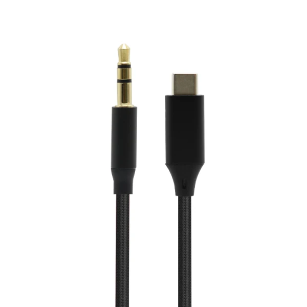 Audio aux kabal x-008 type c na 3,5 mm crna