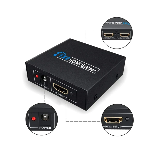 Hdmi spliter 2 porta