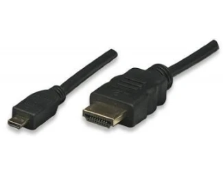 E-GREEN Kabl HDMI (M) - HDMI Mikro-D (M) 1.5m crni 