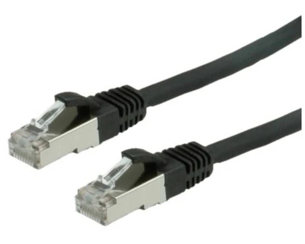 E-GREEN Kabl SFTP patch Cat6A 1m crni 