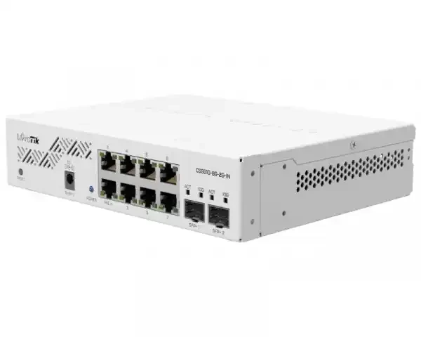 MikroTik CSS610-8G-2S+IN upravljiv svič sa 8x Gb RJ45 + 2 x 10Gbe