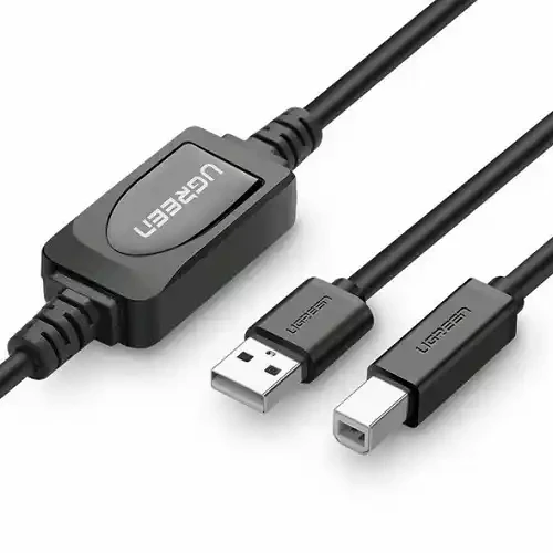 Kabl USB 2.0 Aktivni Print Ugreen US122 M/m 15m