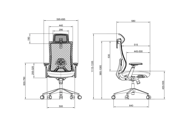 Ergonomska kancelarijska stolica UGD Work Pro