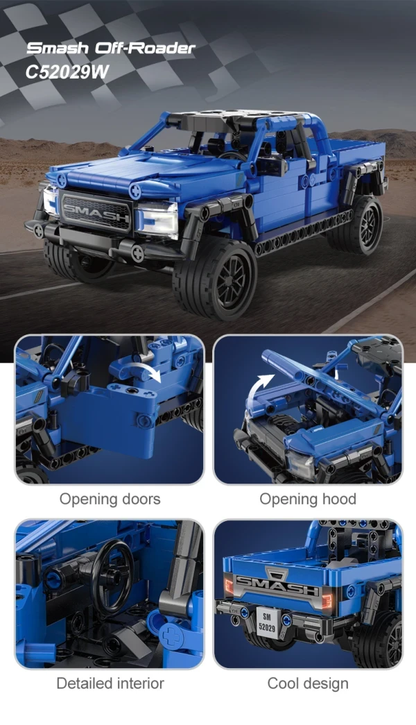 Kockice CaDa terenac Smash Off-Roader