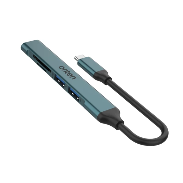 Hub usb type-c sa 3 porta usb 2.0 + citac kartica sd/tf (otn-9705d) onten