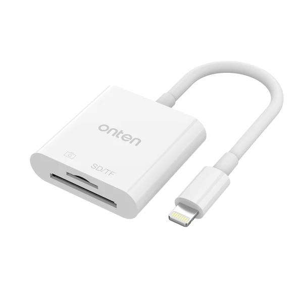 Adapter citac kartica lightning na sd + tf (otn-cr202) onten
