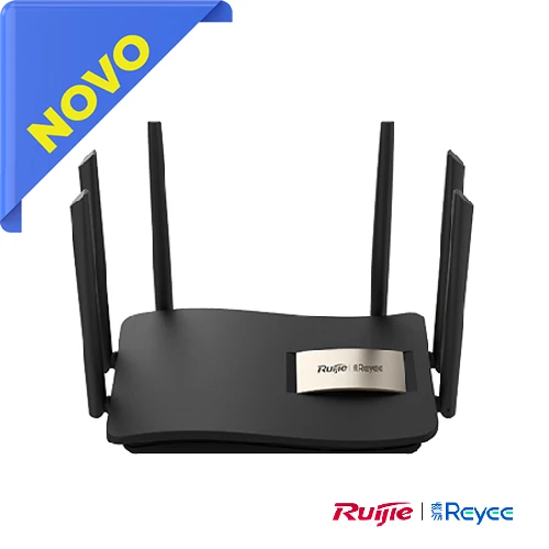 Reyee RG-EW1200G Pro Gigabit 2+2 Wi-Fi Mesh-ruter,ruter crni 2,4/5GHz,AC1300,4x RJ45