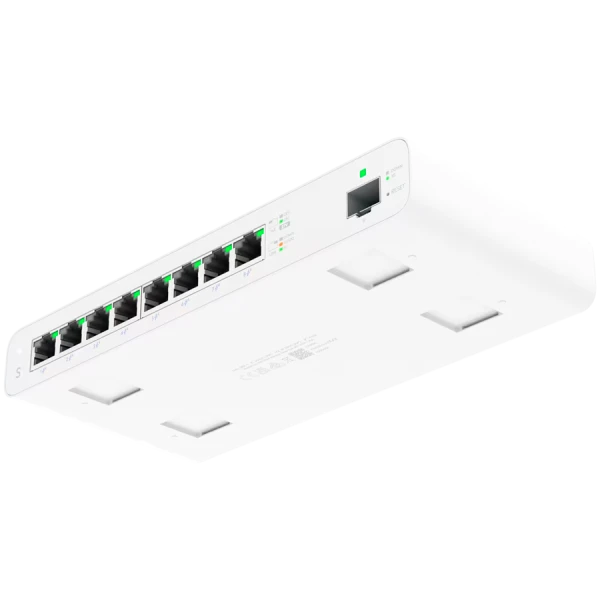 Ubiquity Switch (8) GbE RJ45 ports with 27V passive PoE output,1 SFP port ( UISP-S-EU ) 