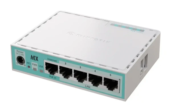 MikroTik E50UG hEX ruter sa 5 x Gigabit LAN / WAN portova 10/100/1000Mb/s + USB (Storage), ARM 64bit