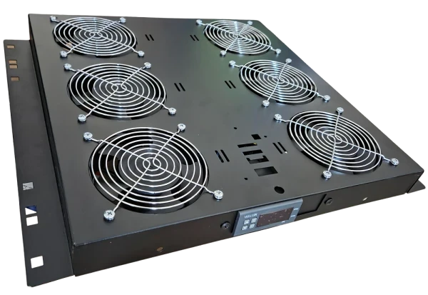 Ventilator panel sa 6 ventilatora sa digitalnim kontrolerom Mirsan MR.FAN6DT.01 Crni