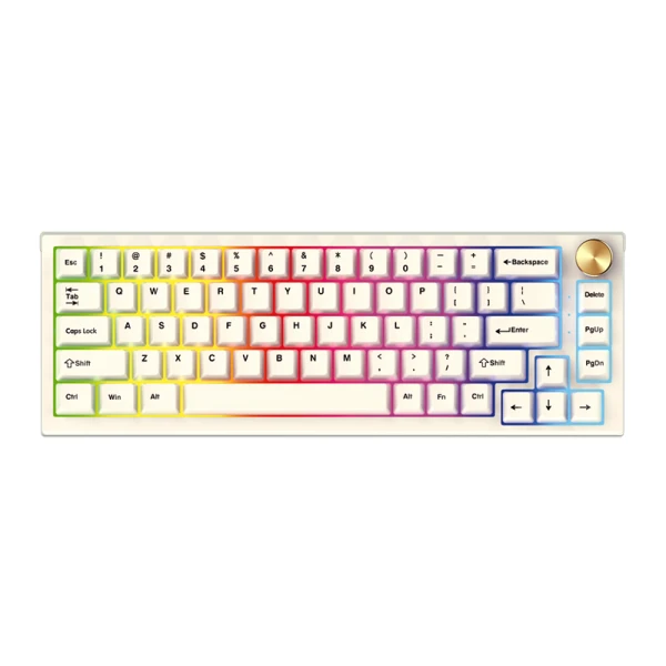 Tastatura gejmerska mehanicka bezicna maxfit67 mk858 space edition (kaith box white switch) fantech
