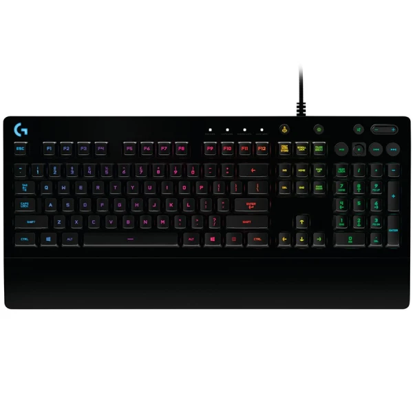LOGITECH G213 Prodigy Corded RGB Gaming Keyboard - BLACK - US INTL - USB ( 920-008093 ) 