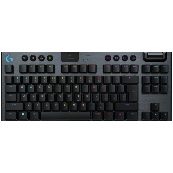 LOGITECH G915 X LIGHTSPEED TKL Wireless Gaming Keyboard - BLACK - US INTL - 2.4GHZBT  - EMEA28i-935 - CLICKY ( 920-012757 ) 