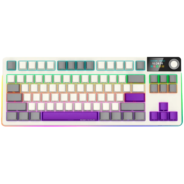 LORGAR KBP70TKLW, Wireless TKL Mechanical Gaming Keyboard Pro, Beige, EN layout ( LRG-KBP70TKLW-RT-US ) 