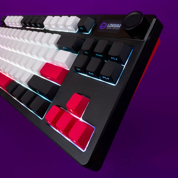 LORGAR KBP70TKLW, Wireless TKL Mechanical Gaming Keyboard Pro, Beige, EN layout ( LRG-KBP70TKLW-RT-US ) 