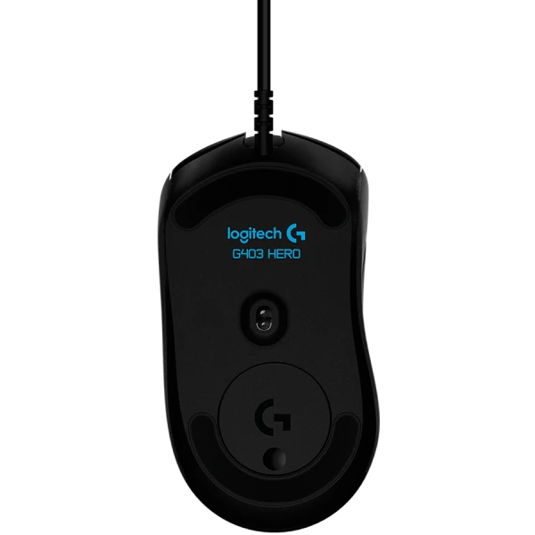 LOGITECH G403 HERO LIGHTSYNC Corded Gaming Mouse - BLACK - USB - EER2 ( 910-005632 ) 