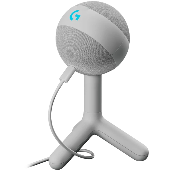 LOGITECH G Yeti Orb RGB Gaming Microphone -  LIGHTSYNC - OFF WHITE - USB ( 988-000558 ) 