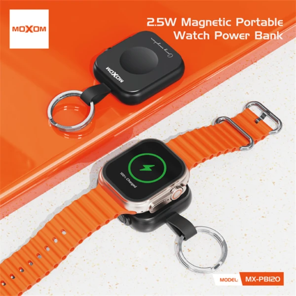 Power bank za smart watch moxom mx-pb120 2500mah