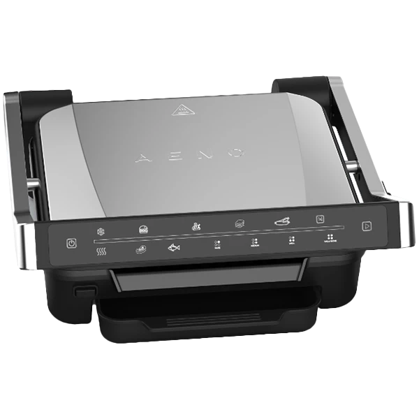 AENO Electric Grill EG3: 2000W, 7 automatic programs +Manual mode, 4 Degrees of Roast, Color indication,  Removable plates Plate size 292*2