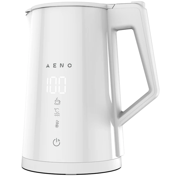 AENO Electric Kettle EK8S Smart: 1850-2200W, 1.7L, Strix, Double-walls, Temperature Control, Keep warm Function, Control via Wi-Fi, LED-dis
