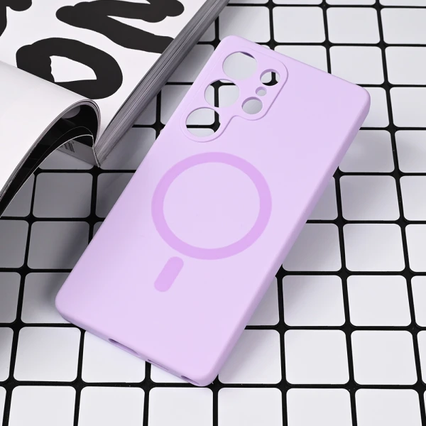Torbica Magsafe Pure color za Samsung S938B Galaxy S25 Ultra lila