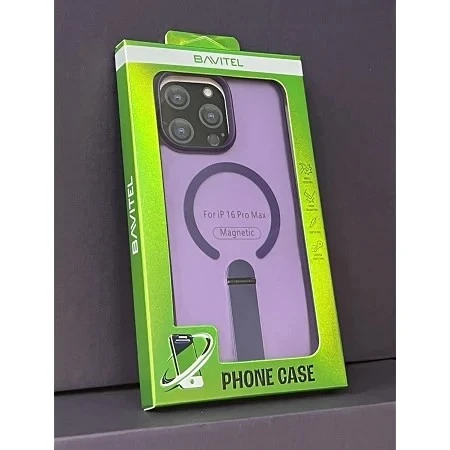 iPhone 16 Pro Max Bavitel MagSafe sa naslonom ljubičasta