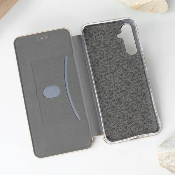 Torbica Teracell Flip Cover za Samsung A256B Galaxy A25 5G zlatna