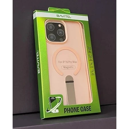 iPhone 16 Pro Max Bavitel MagSafe sa naslonom pink