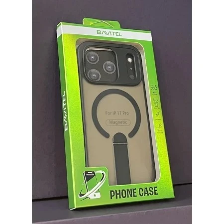 iPhone 17 Pro Bavitel MagSafe sa naslonom crna