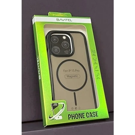 iPhone 15 Pro Bavitel MagSafe crna