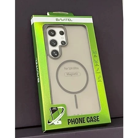 Samsung S24 Ultra  Bavitel MagSafe siva