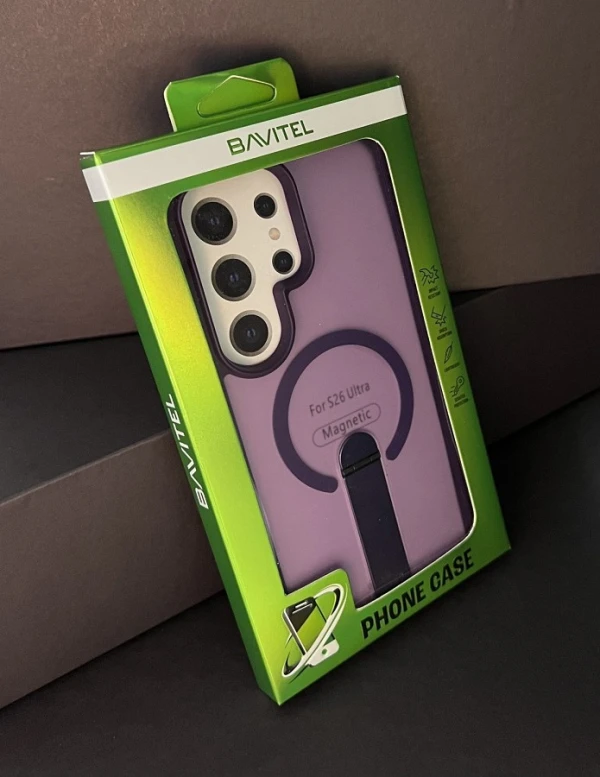 Samsung S26 Ultra  Bavitel MagSafe sa naslonom ljubičasta