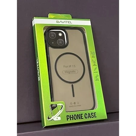 iPhone 15 Bavitel MagSafe crna