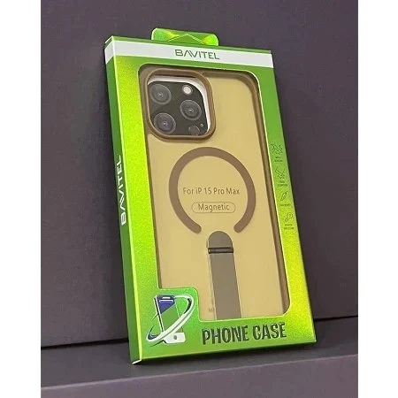 iPhone 15 Pro Max Bavitel MagSafe sa naslonom braon