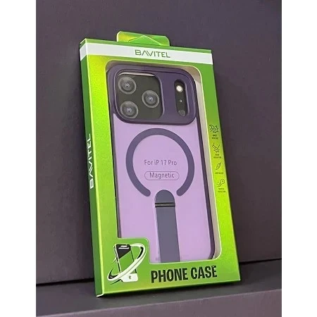 iPhone 17 Pro Bavitel MagSafe sa naslonom ljubičasta