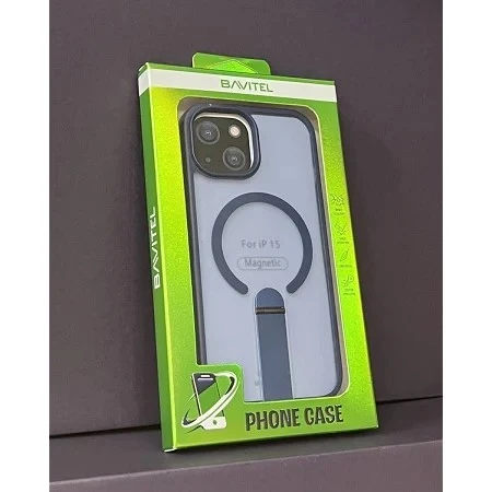 iPhone 15 Bavitel MagSafe sa naslonom plava