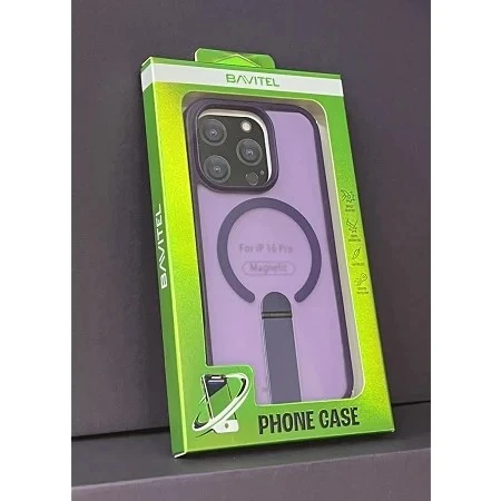 iPhone 16 Pro Bavitel MagSafe sa naslonom ljubičasta