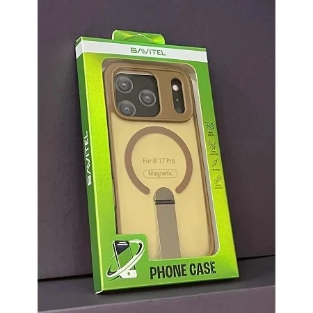 iPhone 17 Pro Bavitel MagSafe sa naslonom braon