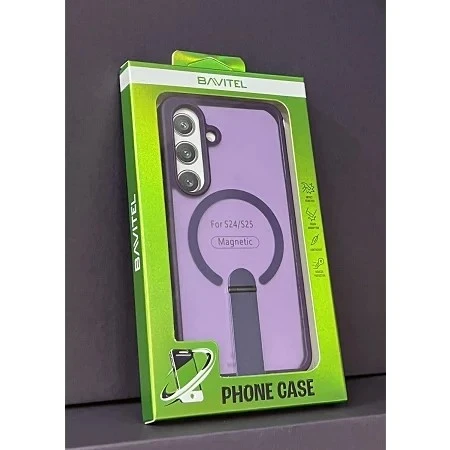 Samsung S24/S25 Bavitel MagSafe sa naslonom ljubičasta
