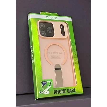 iPhone 17 Pro Max Bavitel MagSafe sa naslonom pink