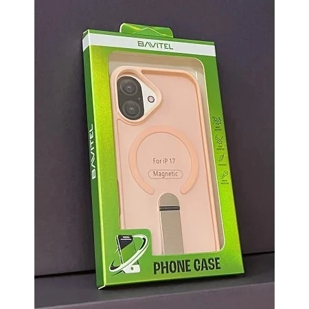 iPhone 17 Bavitel MagSafe sa naslonom pink