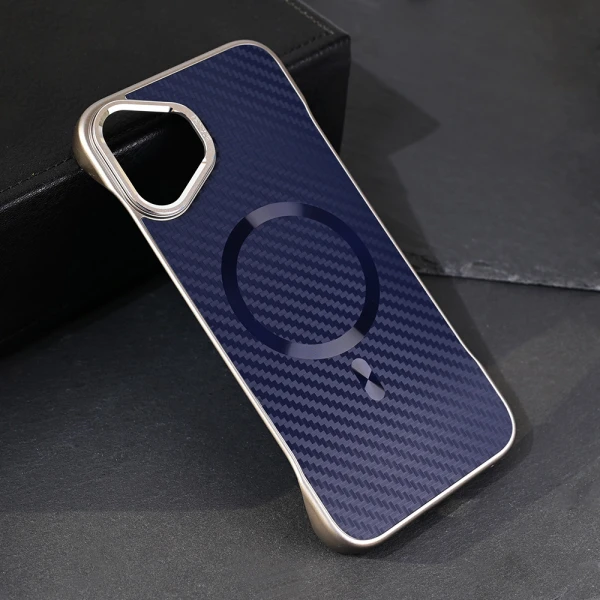 Torbica Magsafe Carbon za iPhone 16 Plus 6.7 plava