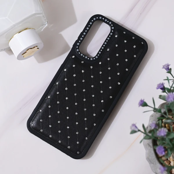 Torbica Bling za Samsung A556B Galaxy A55 5G crna
