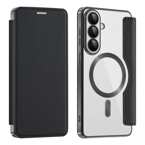 Torbica Magsafe Lux Bi Fold za Samsung S946B Galaxy S26 Plus crna
