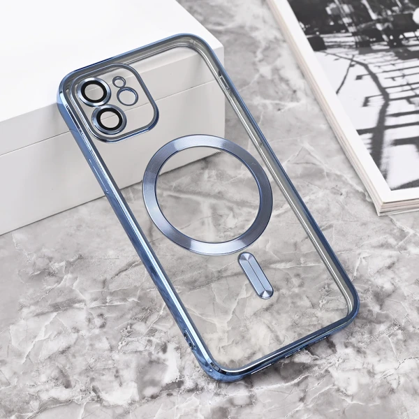 Torbica Magsafe Lux za iPhone 12 6.1 tamno plava