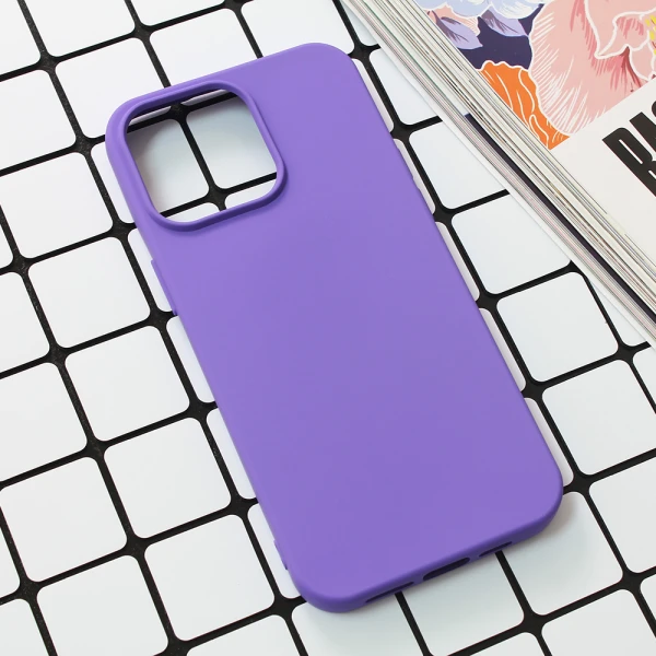 Torbica Nano Silikon za iPhone 15 Pro Max 6.7 ljubicasta
