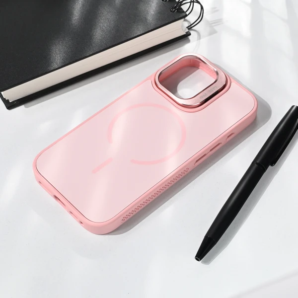 Torbica Magsafe Matte Shield za iPhone 17 6.3 roze