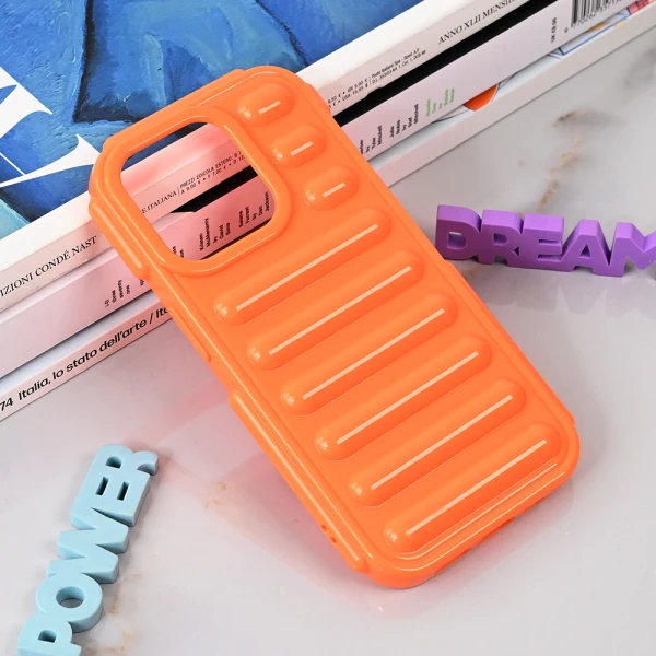 Torbica Color Rib za iPhone 14 Pro 6.1 narandzasta